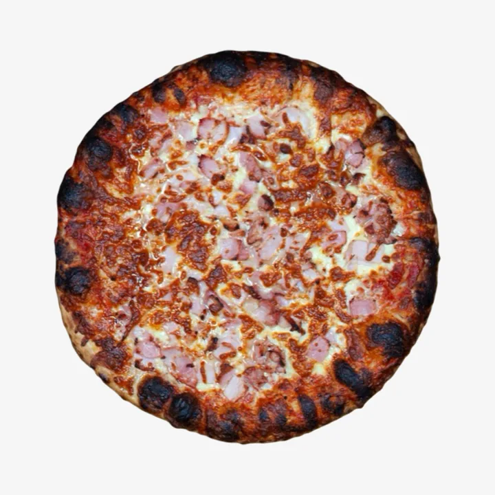 Bacon & Cheese pizza at Medici Pizzeria
