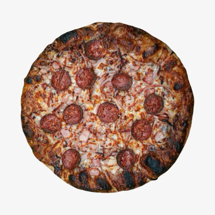 BBQ Special pizza at Medici Pizzeria
