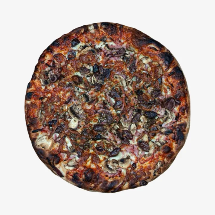 Capricciosa pizza at Medici Pizzeria